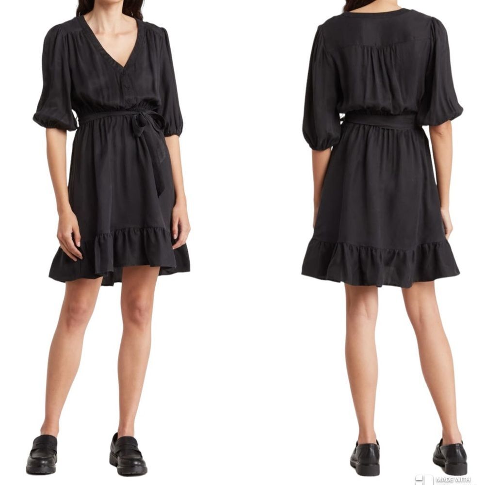 VELVET HEART Darcies Elbow length Puff Sleeve Dress